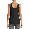 thumbnail image 3 of No Boundaries Juniors' Scoop Neck Tank, 3 of 5