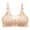 35-Beige, variant on YWDJ Push up Bras for Women Plus Size Lounge Bras No Wire Comfortable Bras Adjustable Straps Half Cup Wrap Bras Padded Plus Size Lace Comfortable Bras Sleep Bras Gray L
