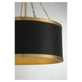 thumbnail image 6 of Black with Warm Brass Accents Six Light Pendant from the Delphi Collection, 6 of 6