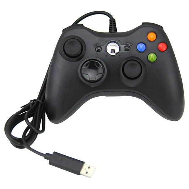 Controlador de juegos PC Gaming Gamepad con cable Interfaz USB Joystick de vibración dual para computadora portátil con Windows Methold EL001458-04B