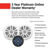 Boss Audio Systems Weatherproof Vehicle Speakers, Black, 4.8 lb