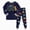 L101-Black, variant on Toddler Boys Comy Pajamas Cotton Kids Truck 2 Piece Train Kids Pjs Sleepwear Clothes(L101-Grey,2-3 Y)