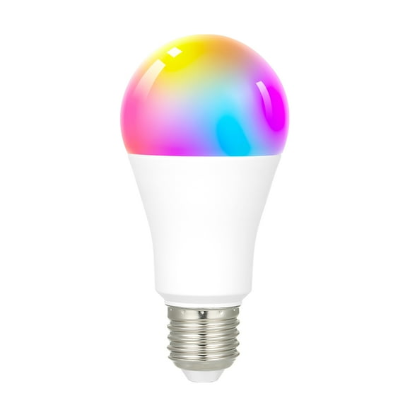 Generic 9W Wi-Fi Smart Bulb RGB + CCT 16 Million Colors E27 Smart Music Lamp APP Control Hands-free Voice Control Scheduled Multicolored LED Light Intelligent Wireless Bulb AC 220-240V