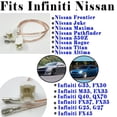thumbnail image 2 of Adaptador de arnés de cables para altavoz, compatible con Danbojit, Nissan Infiniti, 2 of 6