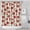 Pioneer Flower Floral Print Pattern, variant on Strawberry and Dot Pink Pattern Modern Waterproof Shower Curtain Set with 12 Hooks, Washable Decorative Bathroom Shower Curtain