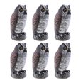 thumbnail image 1 of SERENABLE Horned Owl Realistic Hunting Decoy Statue Outdoor Garden 6 Pieces, 1 of 9