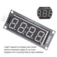 thumbnail image 4 of 4-Digit 7 Segment LED Display Tube Module Compatible with  TM1637.h Library Bright Red Yellow Blue Green Optional, 4 of 8