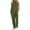 #0183-Army Green, variant on Favoffer Women Tank Top Pant Sets Crew Neck Sleeveless Vests Wide Leg Long Pants Cotton Linen Side Pocket Two Piece Outfits for Daily Casual Commute