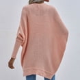 thumbnail image 4 of Cardigan pour Filles Cardigan Tricoté à Col Rond pour Femmes Cardigan Ample Chandail Coloré Cardigan pour Femmes en Liquidation, 4 of 5