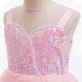 thumbnail image 3 of Vestido de disfraz Xefenki Good Witch Glinda para niñas de 4 a 14 años, 3 of 5