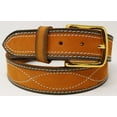thumbnail image 2 of 57-58  Men's Leather Casual Fancy Stitched Belt Removable Buckle 26AA66TN, 2 of 4