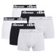 thumbnail image 1 of ellesse Men's Boxer Shorts HALI, 3-pack - Fashion Trunks, Logotipo, Algodón Stretch Negro/Gris/Blanco 2XL (2X-Large), 1 of 4
