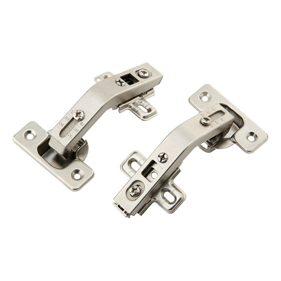 Silverline Lazy Susan 135Deg Hinge Face Frame Plate for Corner Connect Kitchen Cabinet Folded Door Hardware Replacements, 3 Pairs