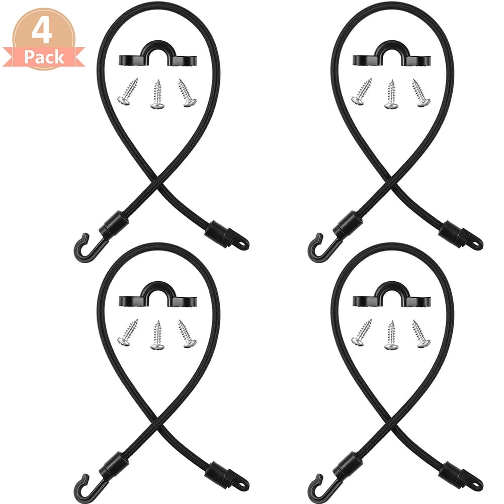 CNMF 4 Pieces Rod Tamer Rod Straps Holder Deck Mount Connector with