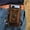 Brown, variant on TUOBARR MEN Multifunctional Retro Leather Mobile Phone Bag Belt Waist Bag For Outdoor Sports