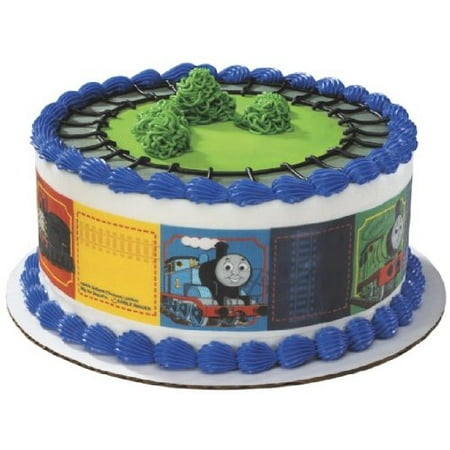 the Train Edible Cake Border Decoration