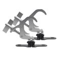 thumbnail image 3 of Iluminación de gancho estándar LED de aluminio con clip para luz de escenario LED Blanco perfke Acoplador giratorio, 3 of 9