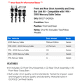 thumbnail image 2 of Front and Rear Strut Assembly and Sway Bar Link Kit - Compatible with 1996 - 2005 Mercury Sable Sedan 1997 1998 1999 2000 2001 2002 2003 2004, 2 of 2