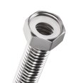 thumbnail image 4 of Uxcell 3.9" Línea de agua flexible corrugada con conector hembra G1 de acero inoxidable tono plateado 1 pieza, 4 of 4