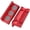 Red, variant on 4" Vise Pads, Reversible Pipe Vise, AN Fitting Vice Jaw Covers, Professional Grade Multi-Purpose Vise Jaw Protective Inserts for Any Metal Bench Vice (4", Black)