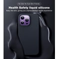 thumbnail image 2 of 𝟮𝟬𝟮𝟯 𝗡𝗘𝗪 Magnetic Silicone for iPhone 14 Pro Max Phone Case, Shockproof Protective Case with Soft Velvet Lining Silky Touch Anti-Scratch iPhone 14 Pro Max Case Silicone, Space Black, 2 of 14