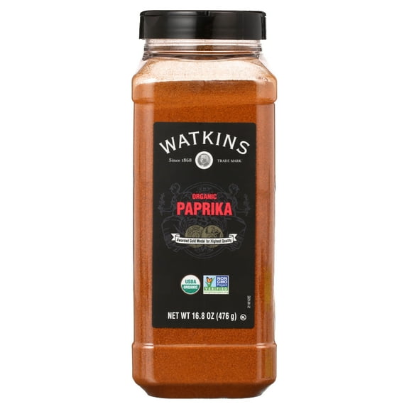 Watkins Gourmet Organic Spice Jar, Paprika, 16.8 oz