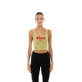 thumbnail image 7 of Women's New Era Scarlet/Black San Francisco 49ers Reversible Cropped Sport Classics Tank Top, 7 of 7