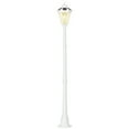 thumbnail image 1 of Outsunny 77" Solar Lamp Post Light, Aluminum Outdoor Street Lamp, White, 1 of 9