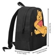 thumbnail image 3 of Movie Winnie the Pooh Backpack Lightweight Daypack Large Capacity Bag Bookbag Satchel Shoulders Travel Bag Knapsack Rucksack, 3 of 6