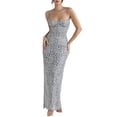 thumbnail image 2 of Coduop Maxi Dress for Women Spaghetti Strap Backless Bodycon Party Club Dresses, 2 of 7