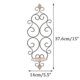 thumbnail image 3 of Wall Candle Sconce Holder Set Of 2 Hanging Iron Glass Candle Holder Candle Sconces For Wall Mounted Decoration Set Classical Curved Style, 3 of 4