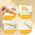 thumbnail image 5 of Papapt 2 Pack Cat Treat Spoon Dispenser, Lickable Cat Strip Squeeze Feeder Multifunctional Pet Wet Food Feeder Scoop for Cat Liquid Snack Tube Feeding Storage Container, Yellow+Green, 5 of 7