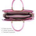 thumbnail image 2 of Dasein Womens Handbag Top Handle Shoulder Bag Tote Satchel Purse Work Bag with Matching Wallet, 2 of 7