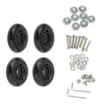 thumbnail image 1 of 4 Roues de Remplacement pour Valise Axes de Valise Ensemble de Roues de Remplacement 63X18mm, 1 of 9