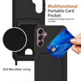 thumbnail image 5 of For Samsung Galaxy A16 5g/4g Case Liquid Silicone Card Holder Phone Back Cover With Lanyard, 5 of 5