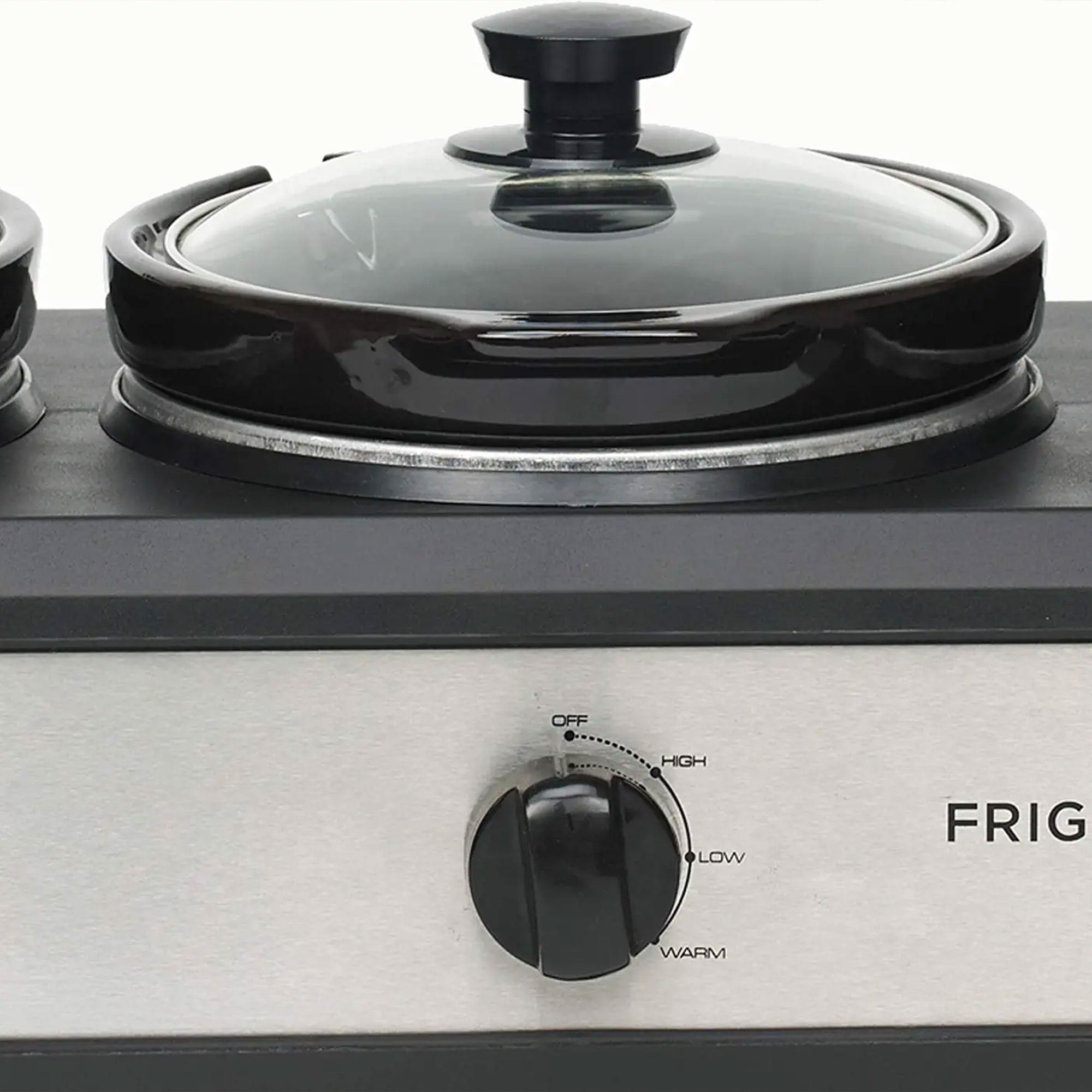 Frigidaire stainless steel triple slow cooker hotsell