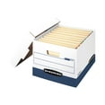 thumbnail image 2 of Bankers Box Stor/File Onglet - Boîte de Rangement - pour Lettre/légal - Blanc, Bleu, 2 of 6
