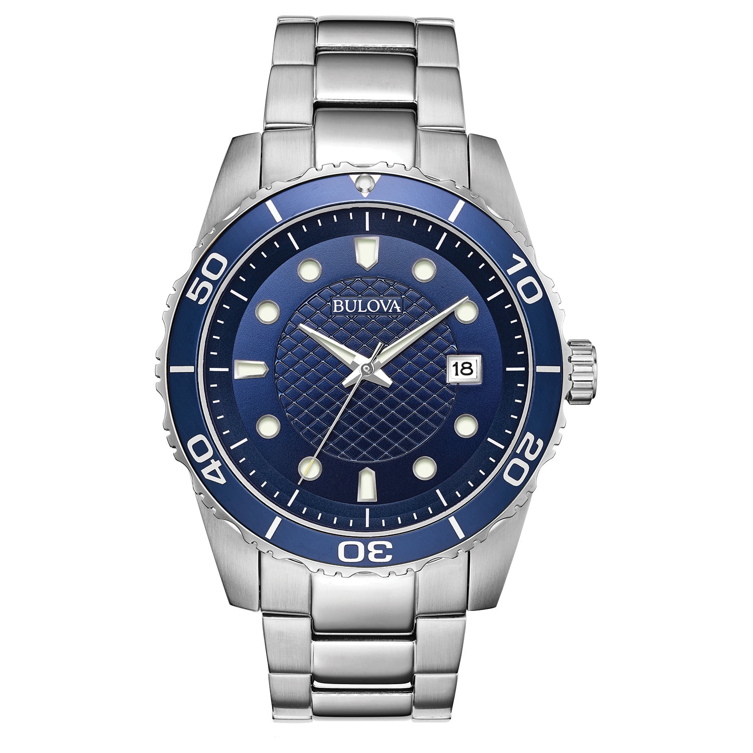 Bulova Factory Refurbished Men's Stainless Steel Sport Watch - Walmart.com
