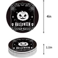 thumbnail image 1 of RYLABLUE Halloween Bat Scary Pumpkin Set of 6 Round Coaster for Drinks, Absorbent Ceramic Stone Coasters Cup Mat with Cork Base for Home Kitchen Room Coffee Table Bar Decor, 1 of 5