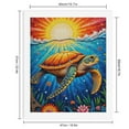 thumbnail image 2 of Paint by Numbers Kit for Adults, Colorful Sea Turtle Ocean Scene Paint by Numbers, Easy Paint by Numbers Kit for Adults Beginner, DIY Adult Paint by Number Kits on Canvas, Home Decor, 2 of 7