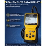 MOTOPOWER Car OBD2 Code Reader OBD2 Scanner Engine Fault Code Reader Car Diagnostic Scan Tool