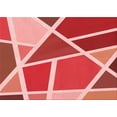 thumbnail image 1 of Ahgly Company Machine Washable Indoor Rectangle Transitional Red Area Rugs, 2' x 4', 1 of 7