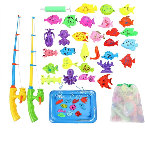 HHHC Magnetic Fishing Toys for Kids Ages 4-8, Fishing Game Pool Toys for  Kiddie Pool 3-4 Yeas, Magnetic Fishing for Bathtub Fun