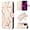 Pink/White, variant on Crossbody Wallet Case for Samsung Galaxy A14 5G, Marble Pattern Luxury PU Leather Detachable Shoulder Strap Lanyard Magnetic Clasp Flip Cover with Card Slots Holder Kickstand Case, Colored