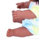 thumbnail image 3 of 12 Inch Lovely Simulated Black Girl Doll African Baby Doll Kid Role Play Toy Birthday GiftQ12-080C, 3 of 4