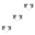 thumbnail image 1 of Ruiboury Wolf Ears Hair Hoop Exquisite Craft And Stable Fixation Cosplay Last For All Day Gray and white 3Set, 1 of 6
