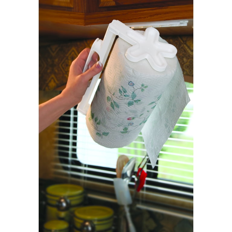 Camco 57111 Pop A Towel Mountable Portable Paper Towel Holder Dispenser and Carrier White Walmart