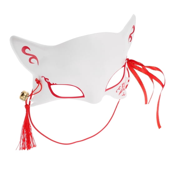 OULII Fox Mask Japanese Style Plastic 1Set for Young People Accessories