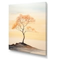thumbnail image 2 of Designart "Beautiful Beige Solitude In Silhouetted Desert" Minimalism Canvas Art Print, 2 of 7