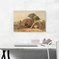 thumbnail image 2 of ARTCANVAS Menstrual Lodge Canvas Art Print by Seth Eastman - Size: 26" x 18" (0.75" Deep), 2 of 9